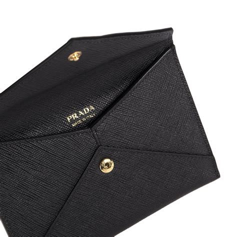 prada saffiano credit card holder|Prada saffiano envelope wallet.